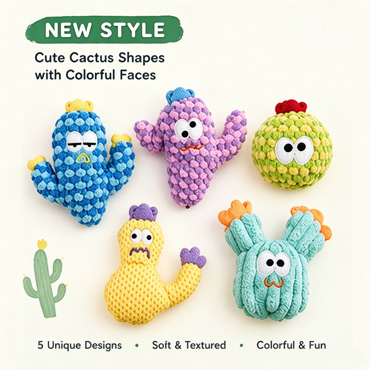 Two Styles Available • Colorful Variety • Great for Chasing, Kicking, Chewing & Indoor Play